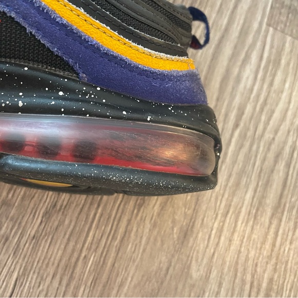 NIKE Air Max 97 ACG Terra Black Blue Yellow Sneakers DB4611-400 - Picture 5 of 13